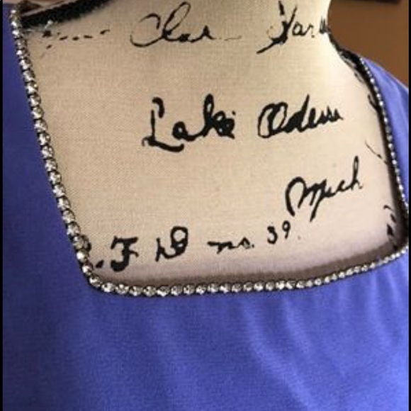 CDC Petites NWT dress w/rhinestone trim - Picture 2 of 4